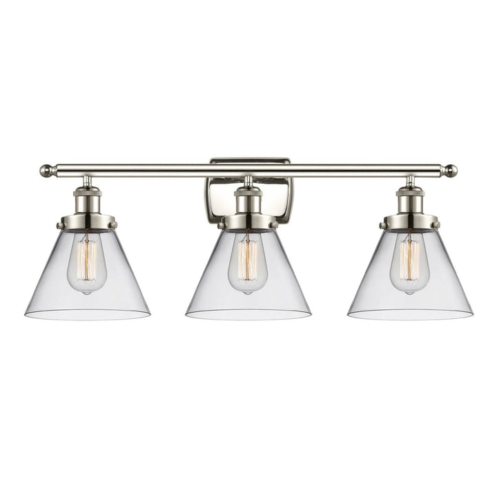 Innovations Ballston Urban 916-3W-PN-G42 Bath Vanity Light 28 in. wide - Polished Nickel