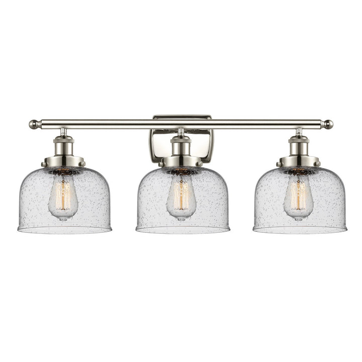 Innovations Ballston Urban 916-3W-PN-G74 Bath Vanity Light 28 in. wide - Polished Nickel