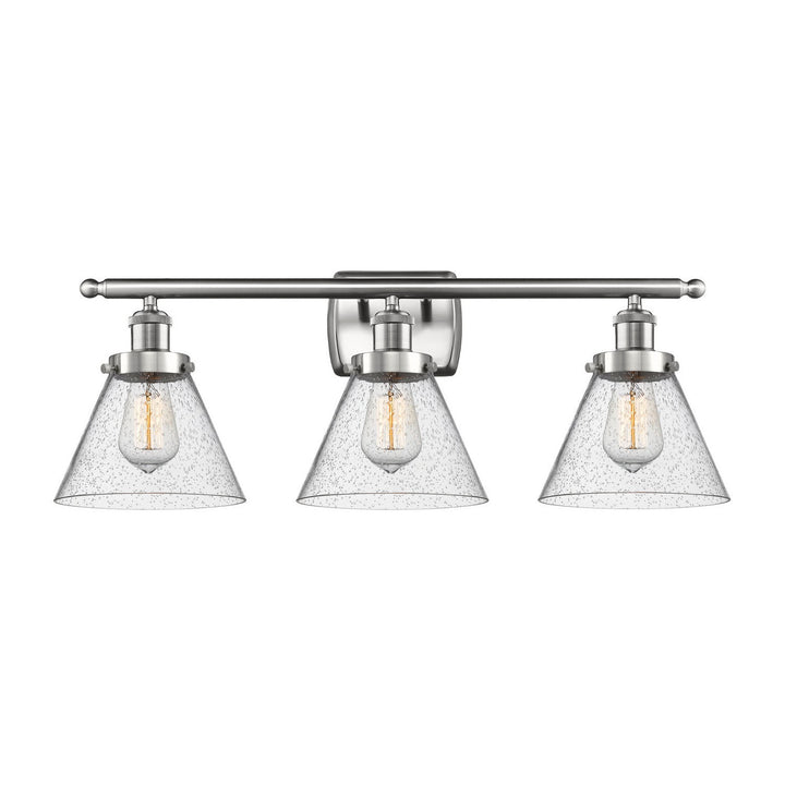 Innovations Ballston Urban 916-3W-SN-G44-LED Bath Vanity Light 28 in. wide - Brushed Satin Nickel