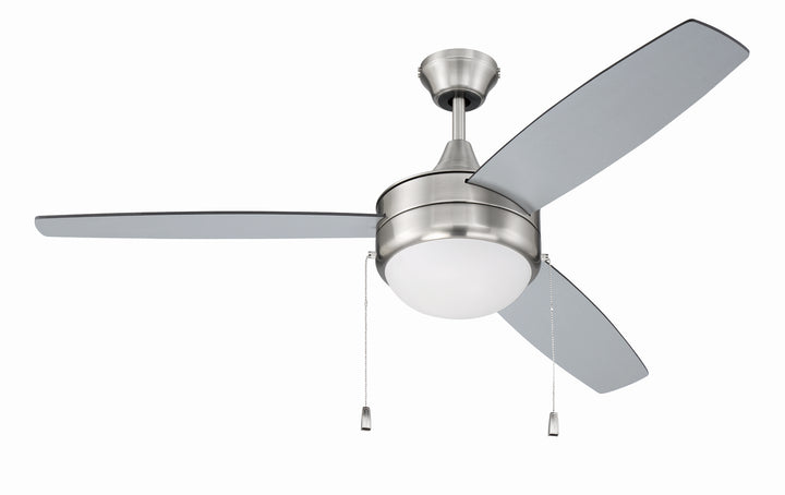 Craftmade Phaze Energy Star 3 Blade EPHA52BNK3-BNGW Ceiling Fan 52 - Brushed Polished Nickel, Brushed Nickel/Greywood/