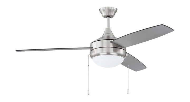Craftmade Phaze Energy Star 3 Blade EPHA52BNK3-BNGW Ceiling Fan 52 - Brushed Polished Nickel, Brushed Nickel/Greywood/