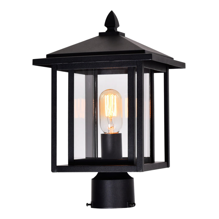 Cwi Lighting 0417PT9-1-101  Crawford Outdoor Black