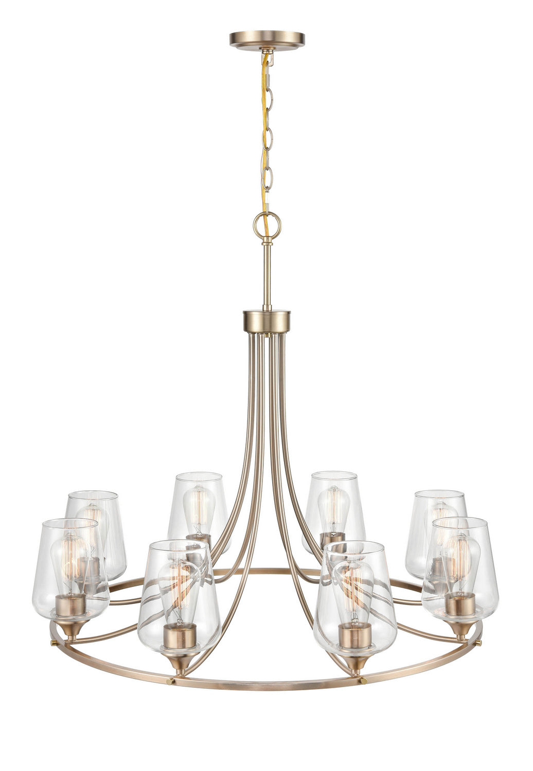 Millennium Ashford 9728-MG Chandelier Light - Modern Gold