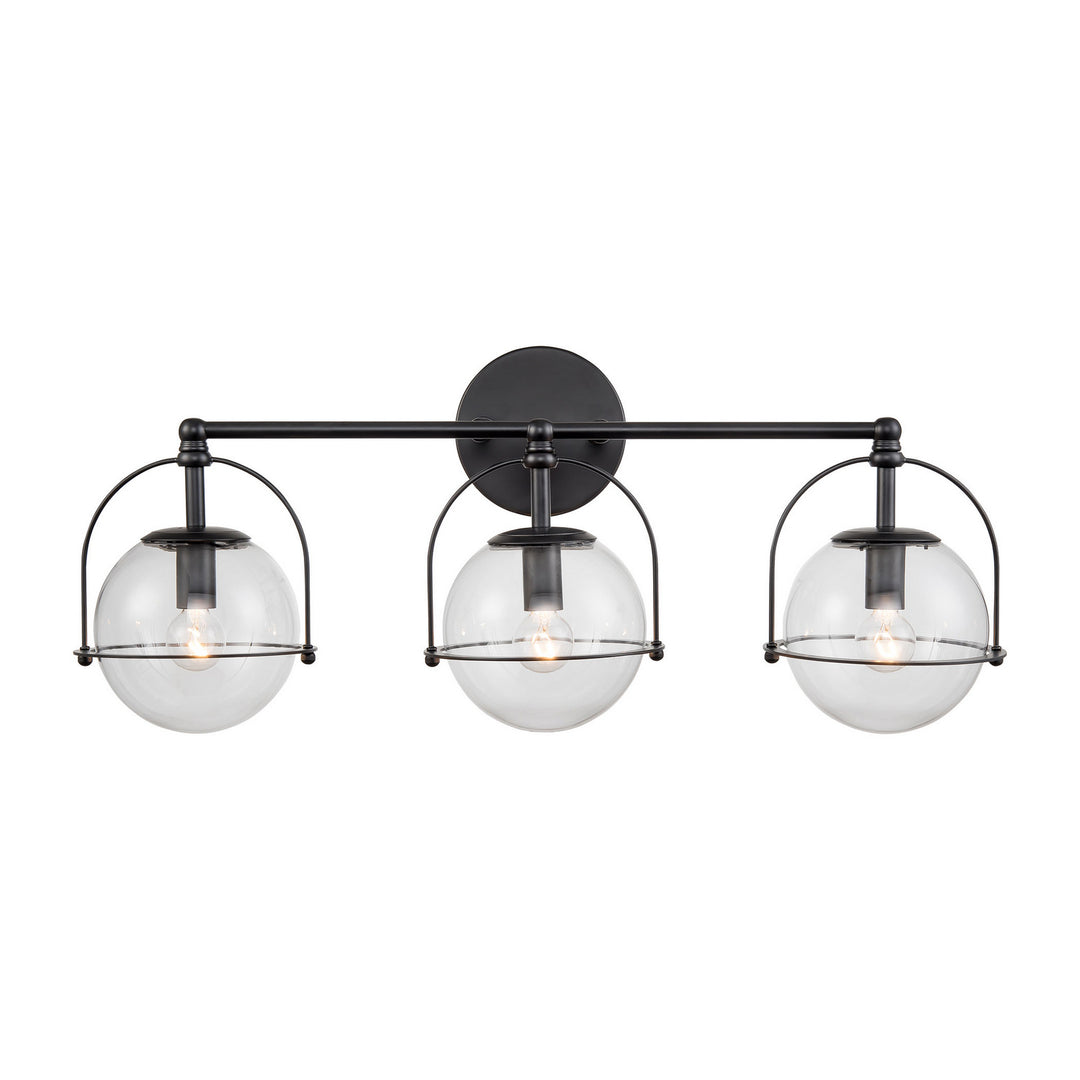 Elk Langford 18432/3 Bath Vanity Light 24 in. wide - Matte Black