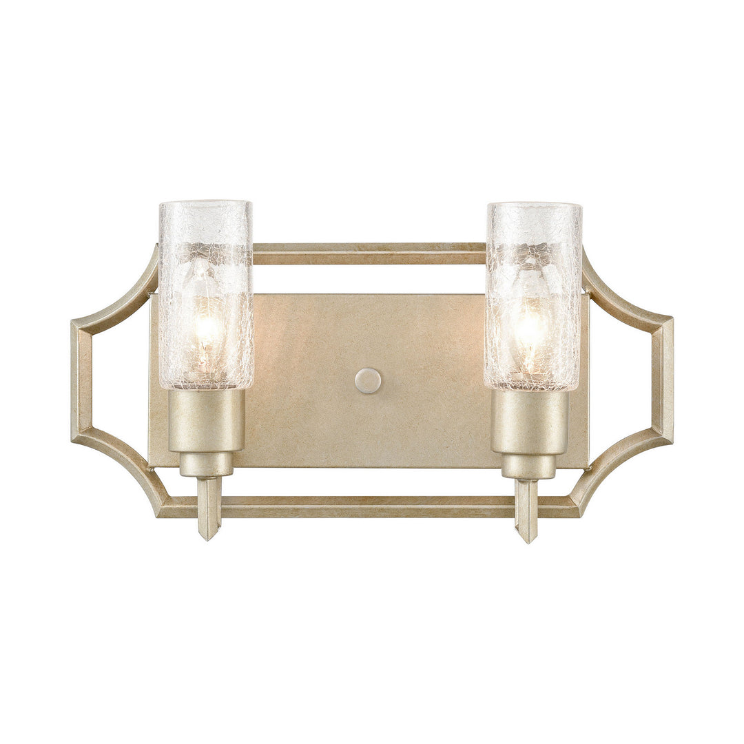 Elk Cheswick 33442/2 Bath Vanity Light 16 in. wide - Aged Silver