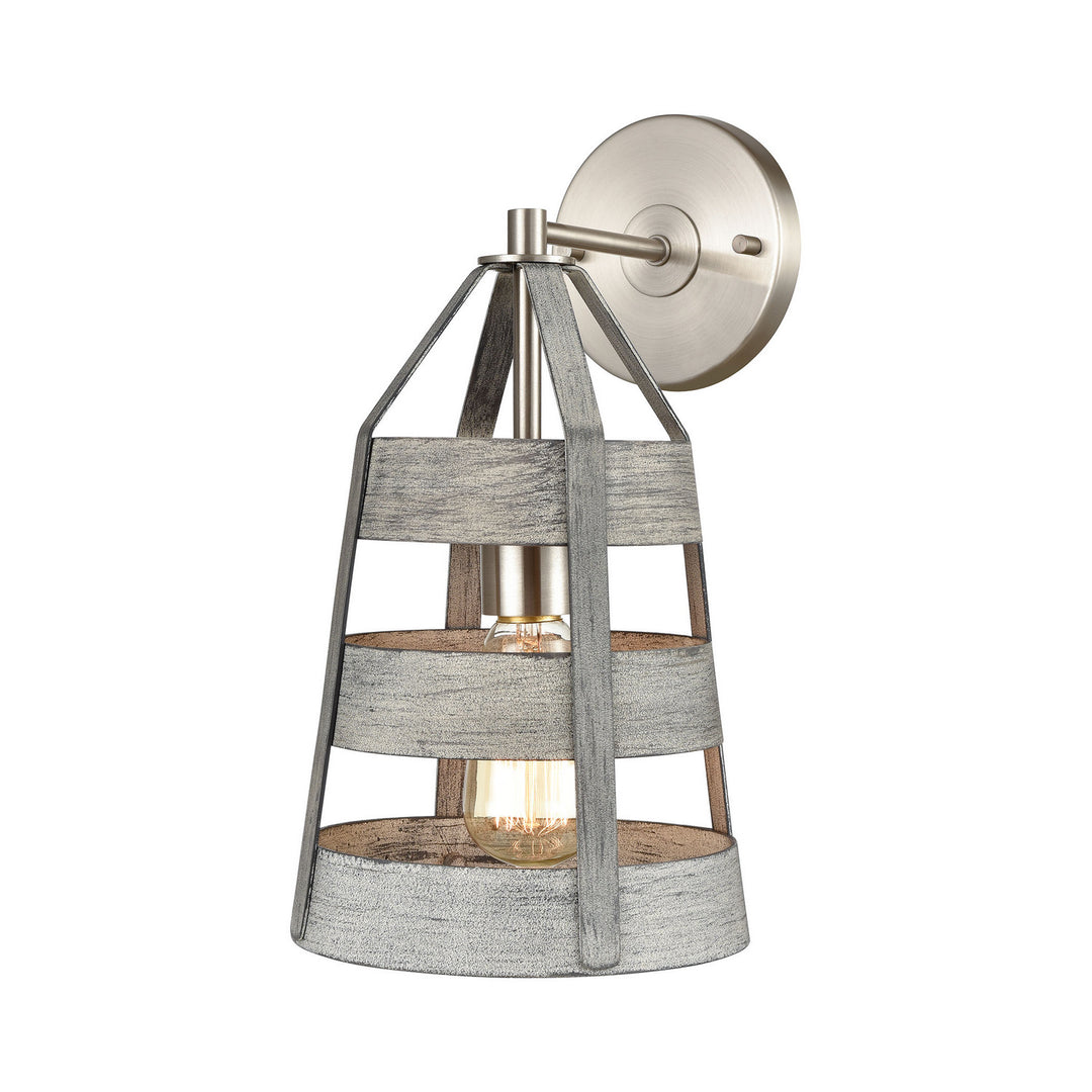 Elk Brigantine 33450/1 Wall Sconce Light - Weathered Driftwood