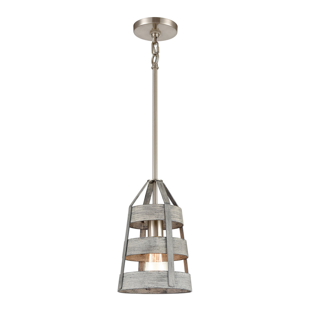 Elk Brigantine 33455/1 Pendant Light - Weathered Driftwood