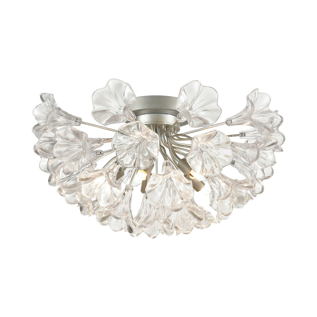 Elk Celene 33485/5 Ceiling Light - Aged Silver