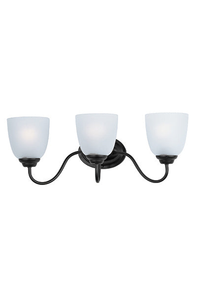 Maxim Stefan 10073FTBK Bath Vanity Light 22 in. wide - Black