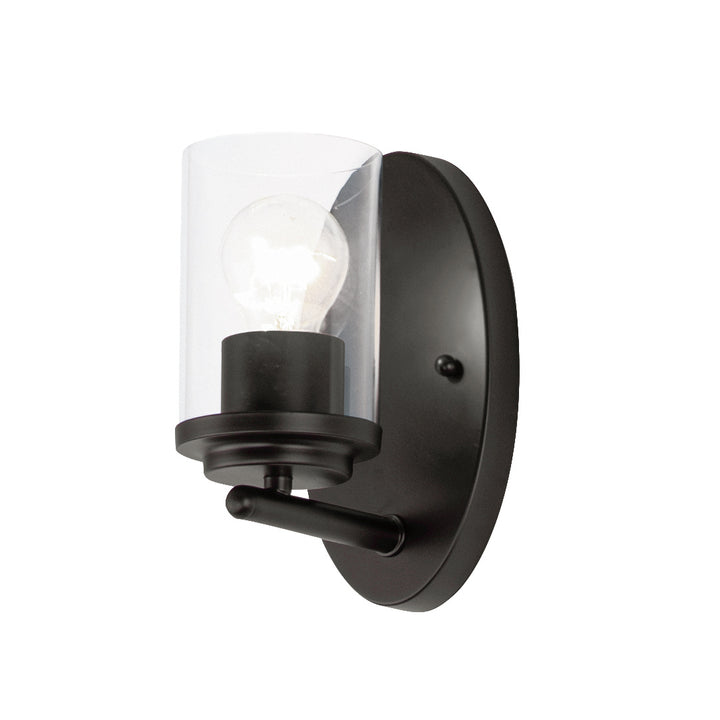 Maxim Corona 10211CLBK Wall Sconce Light - Black