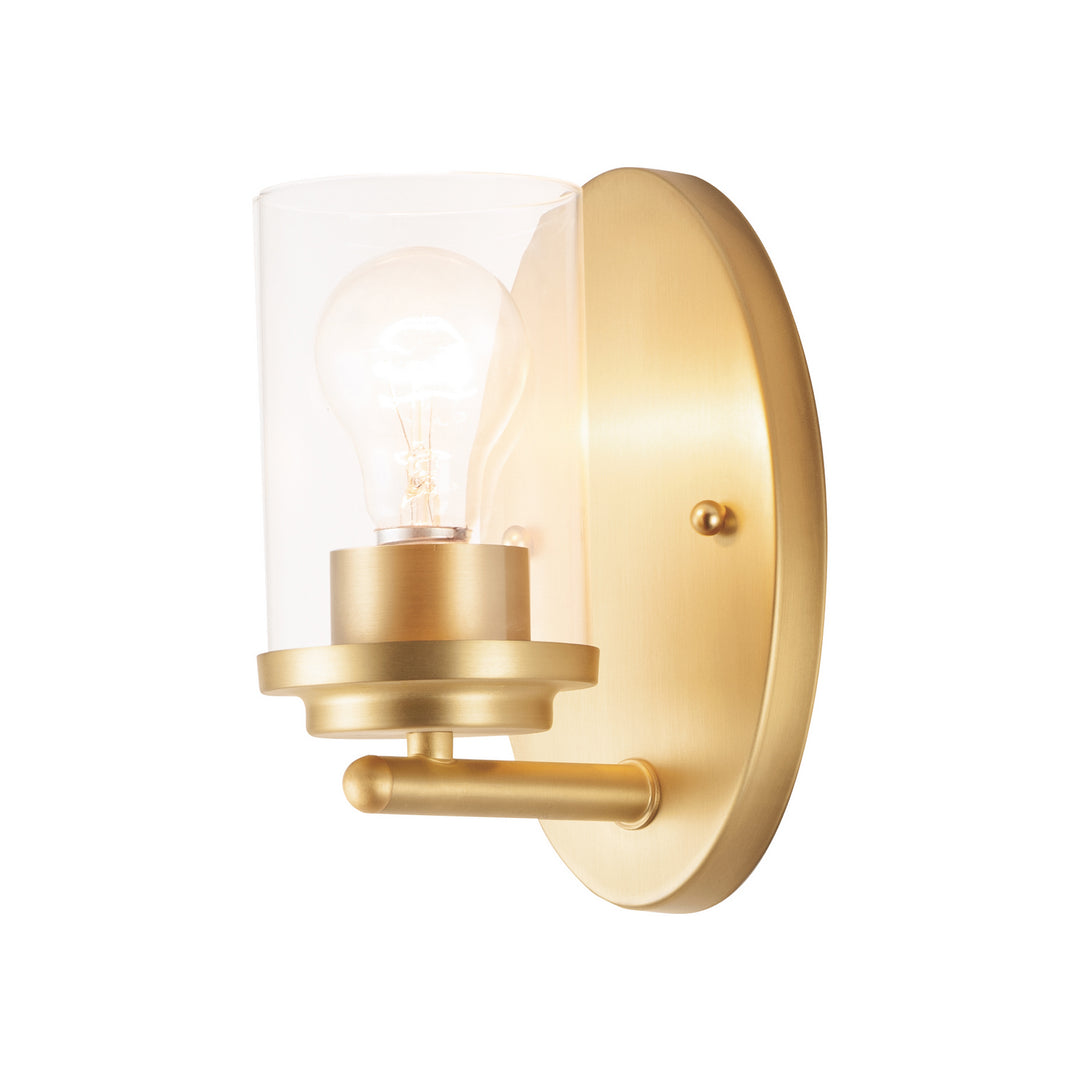 Maxim Corona 10211CLSBR Wall Sconce Light - Satin Brass