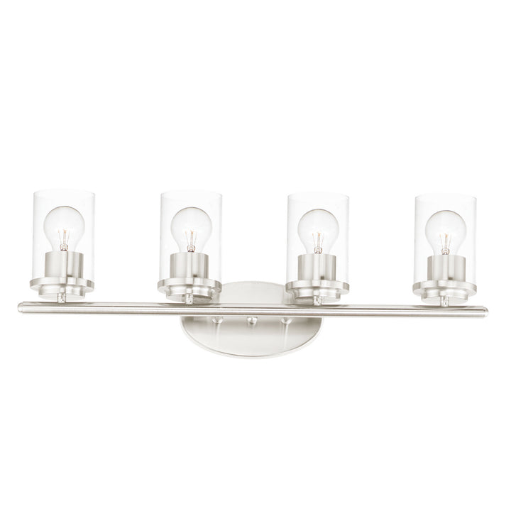 Maxim Corona 10214CLSN Bath Vanity Light 27 in. wide - Satin Nickel