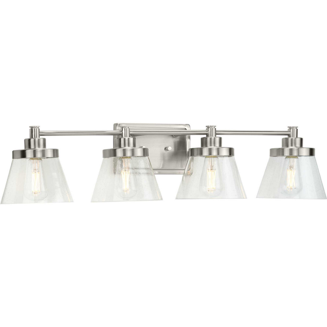 Progress Hinton P300351-009 Bath Vanity Light 34 in. wide - Brushed Nickel