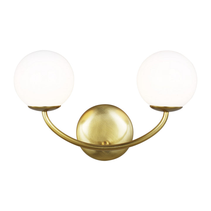 Visual Comfort Studio Galassia AEV1012BBS Bath Vanity Light 15 in. wide - Burnished Brass