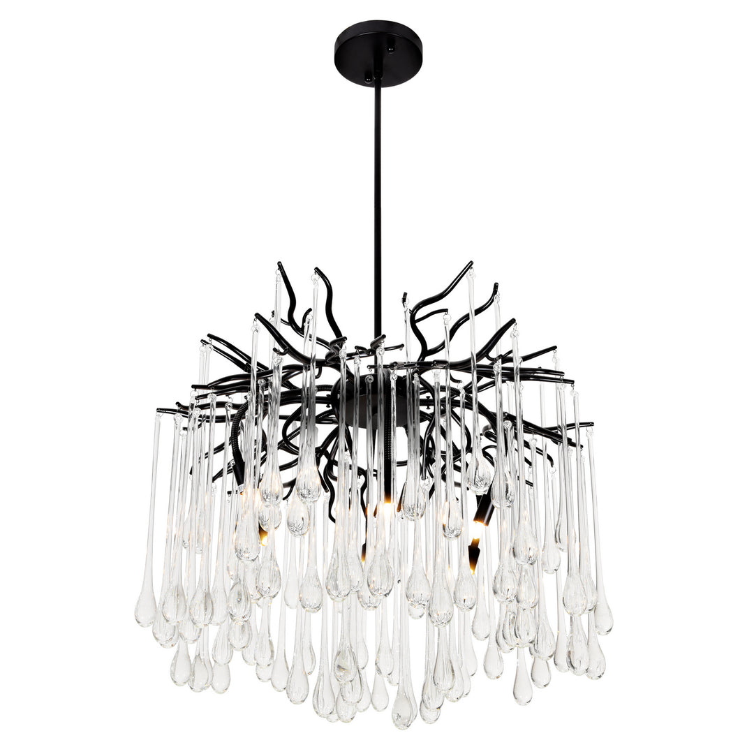 CWI Anita 1094p26-6-101 Chandelier Light - Black