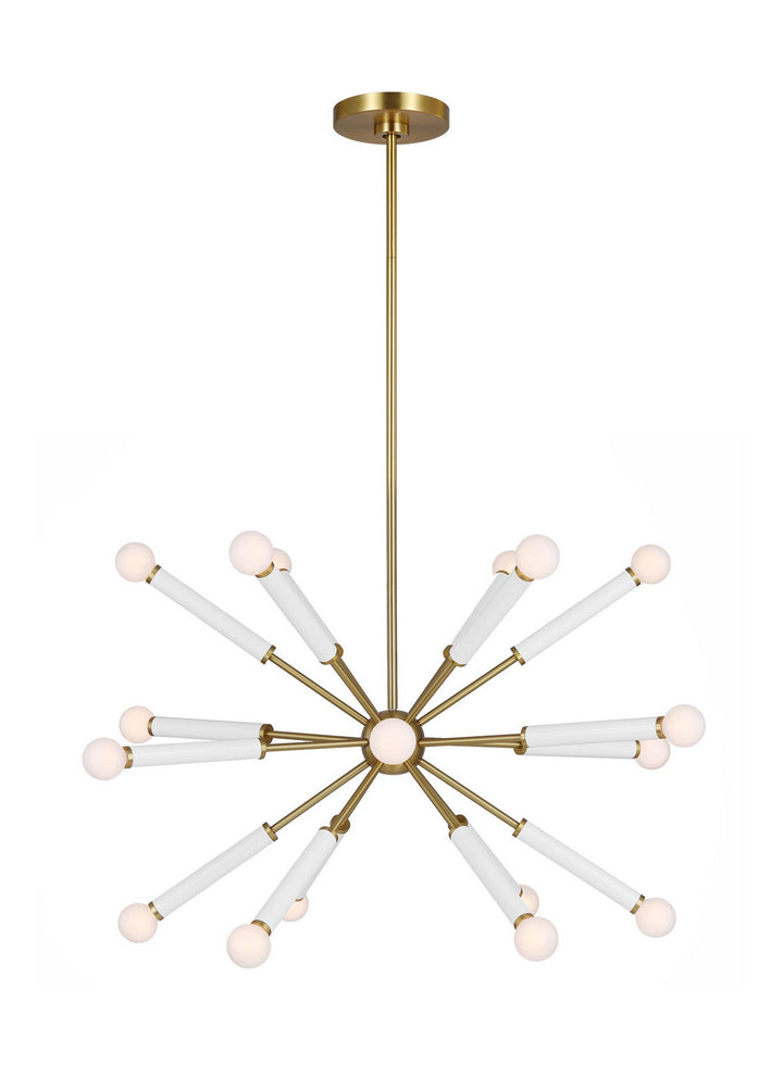 Visual Comfort Studio Monroe KSC10518BBSGW Chandelier Light - Burnished Brass