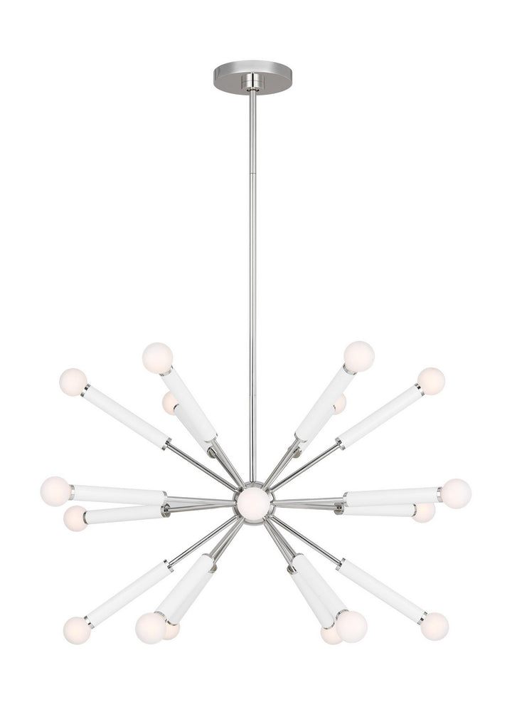 Visual Comfort Studio Monroe KSC10518PNGW Chandelier Light - Polished Nickel