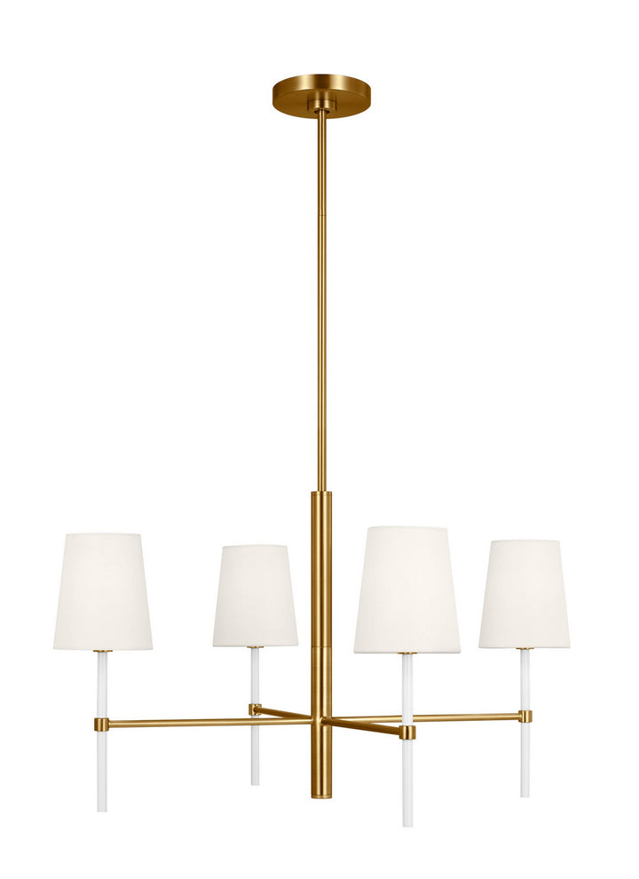 Visual Comfort Studio Monroe KSC1074BBSGW Chandelier Light - Burnished Brass