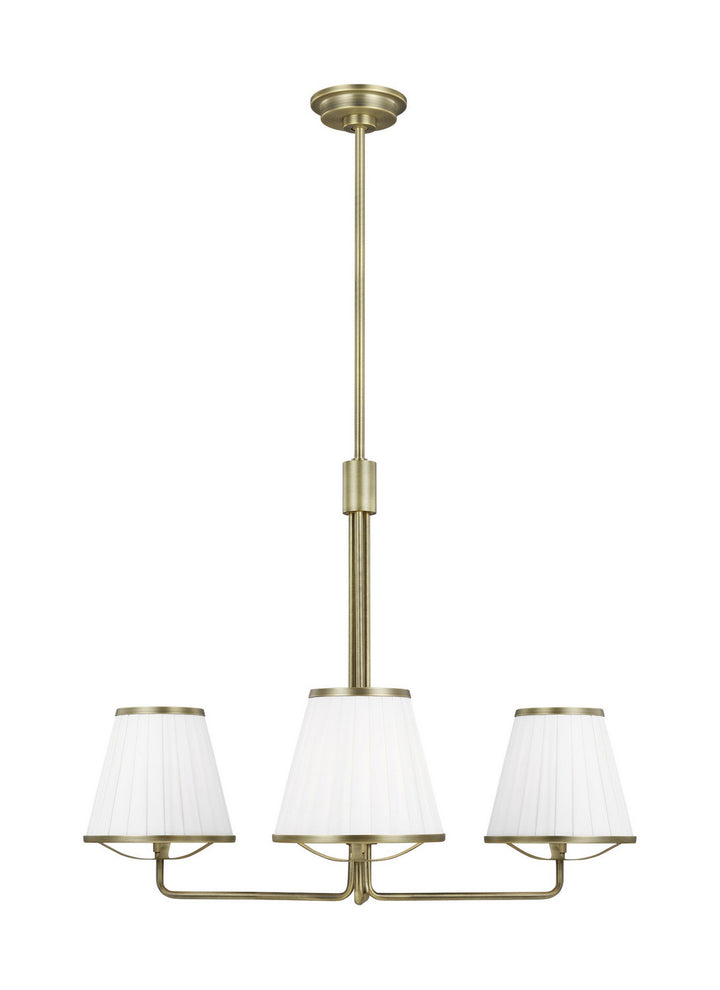 Visual Comfort Studio Esther LC1173TWB Chandelier Light - Time Worn Brass