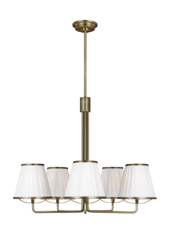 Visual Comfort Studio Esther LC1185TWB Chandelier Light - Time Worn Brass