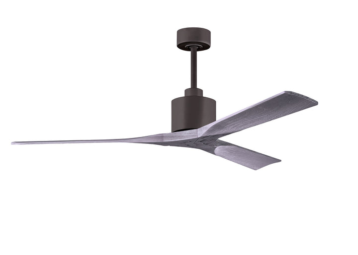 Matthews Fan Company Nan NK-TB-BW-60 Ceiling Fan - Textured Bronze, Barnwood Tone/