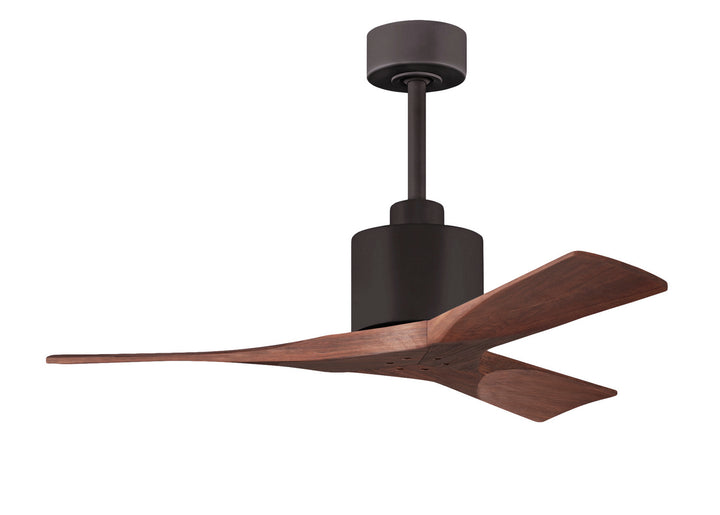 Matthews Fan Company Nan NK-TB-WA-42 Ceiling Fan - Textured Bronze, Walnut/