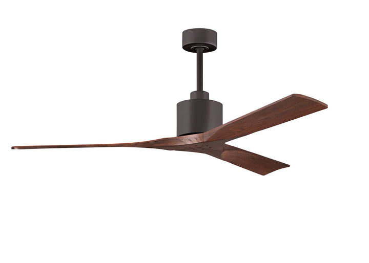 Matthews Fan Company Nan NK-TB-WA-60 Ceiling Fan - Textured Bronze, Walnut/