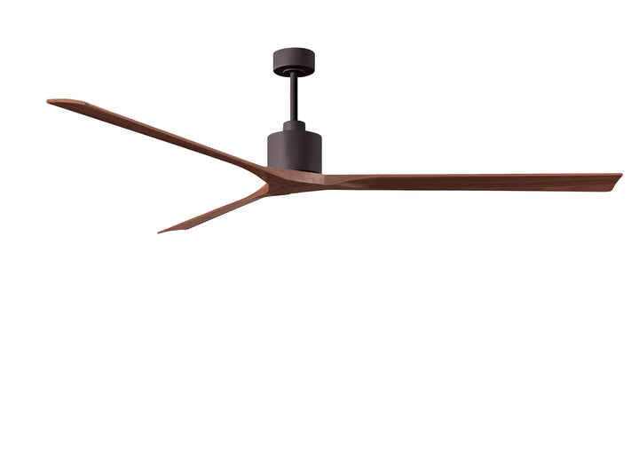 Matthews Fan Company Nan XL NKXL-TB-WA-90 Ceiling Fan - Textured Bronze, Walnut/