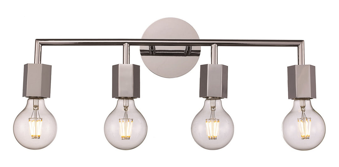 Trans Globe Imports 22234 PC Bath Vanity Light 22 in. wide - Polished Chrome