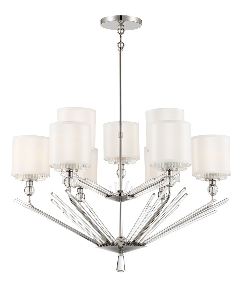 Metropolitan Sutton N7389-613 Chandelier Light - Polished Nickel