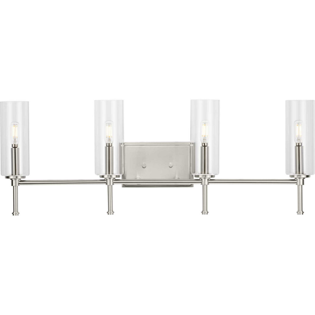 Progress Elara P300359-009 Bath Vanity Light 32 in. wide - Brushed Nickel