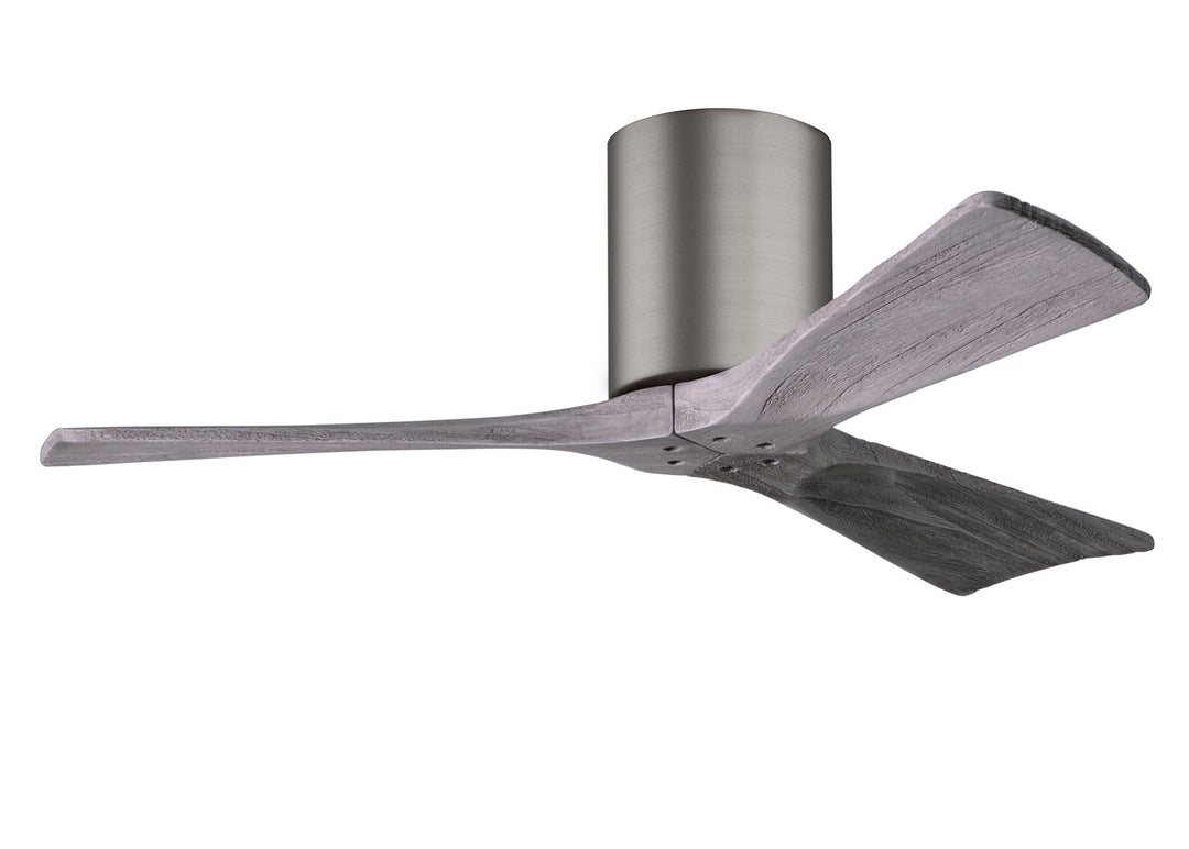 Matthews Fan Company Irene IR3H-BP-BW-42 Ceiling Fan - Brushed Pewter, Barnwood Tone/