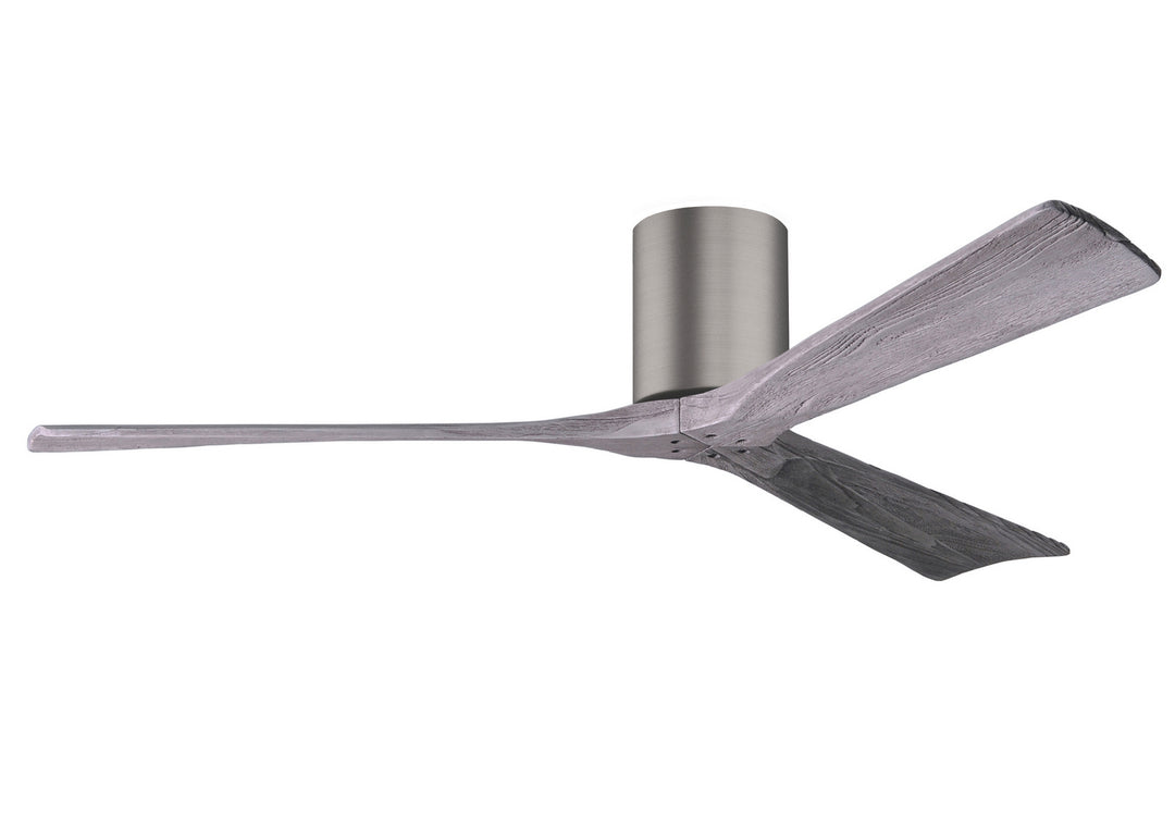 Matthews Fan Company Irene IR3H-BP-BW-60 Ceiling Fan - Brushed Pewter, Barnwood Tone/
