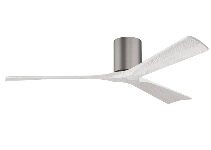 Matthews Fan Company Irene IR3H-BP-MWH-60 Ceiling Fan - Brushed Pewter, Matte White/