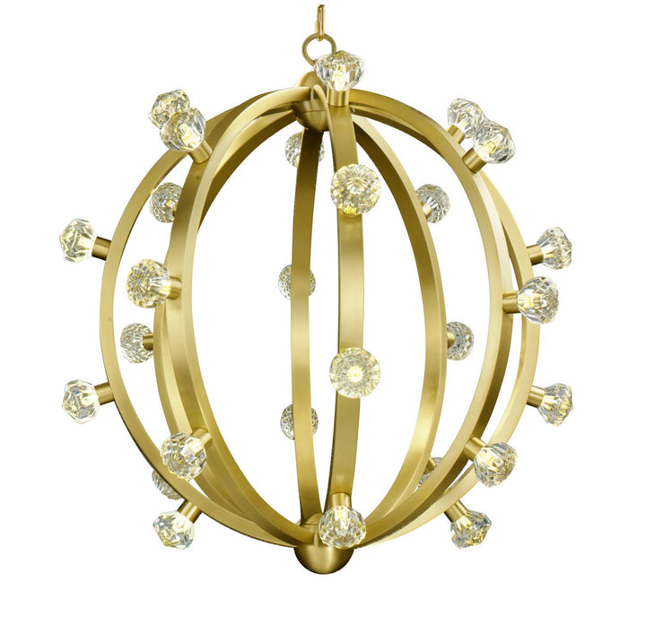 Studio M By Maxim Norma Jeane SM23774BCSBR Chandelier Light - Satin Brass