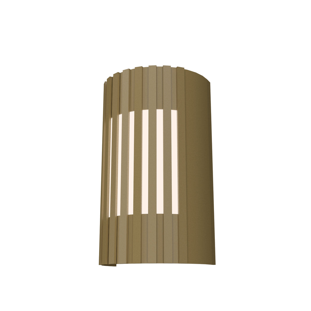 Accord Slatted 420.38 Wall Light - Pale Gold