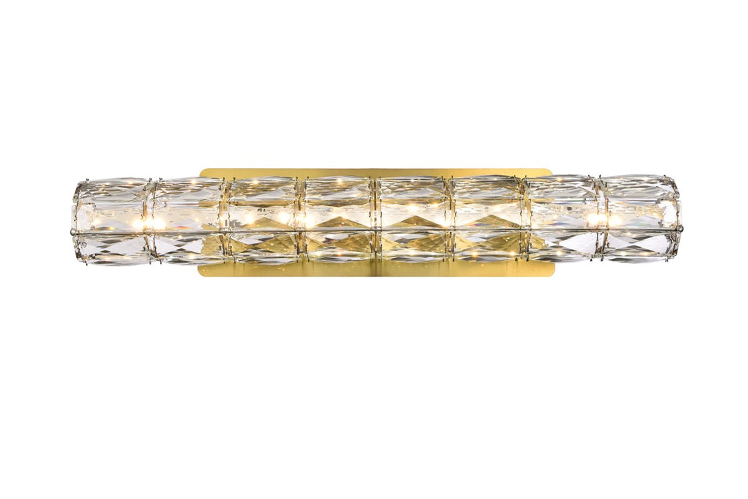 Elegant Valetta 3501W24G Bath Vanity Light 4 in. wide - Gold