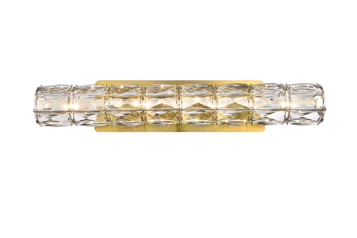 Elegant Valetta 3501W24G Bath Vanity Light 4 in. wide - Gold