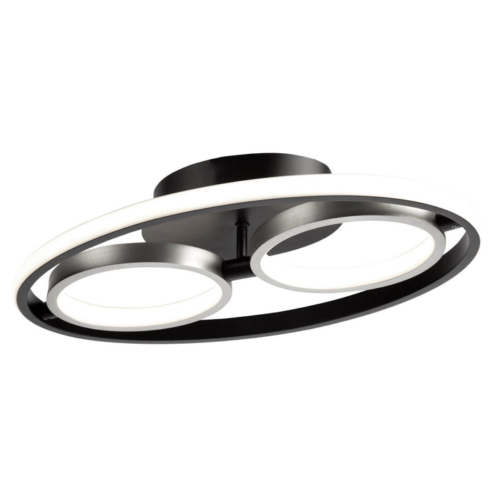 Artcraft Gemini AC6672NB Ceiling Light - Black, Nickel