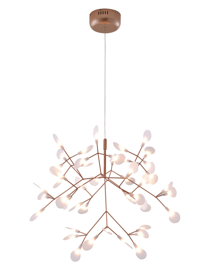 Bethel International DLS61C28CO Chandelier Light - Matte Copper