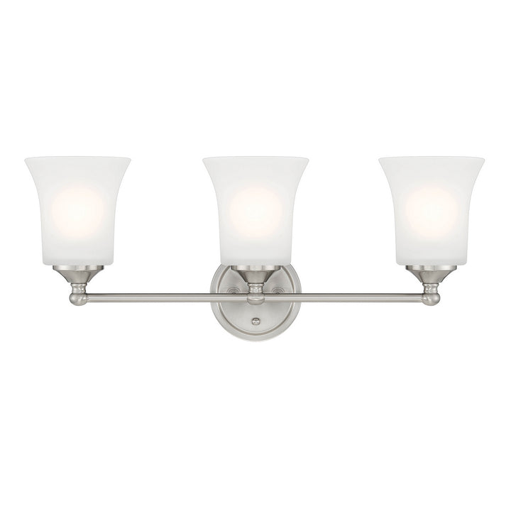 Designers Fountain Bronson D278M-3B-BN Bath Vanity Light 23 in. wide - Brushed Nickel
