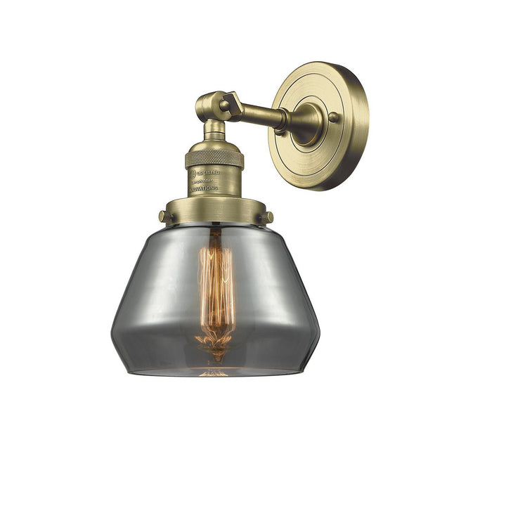 Innovations Franklin Restoration 203-AB-G173-LED Wall Sconce Light - Antique Brass