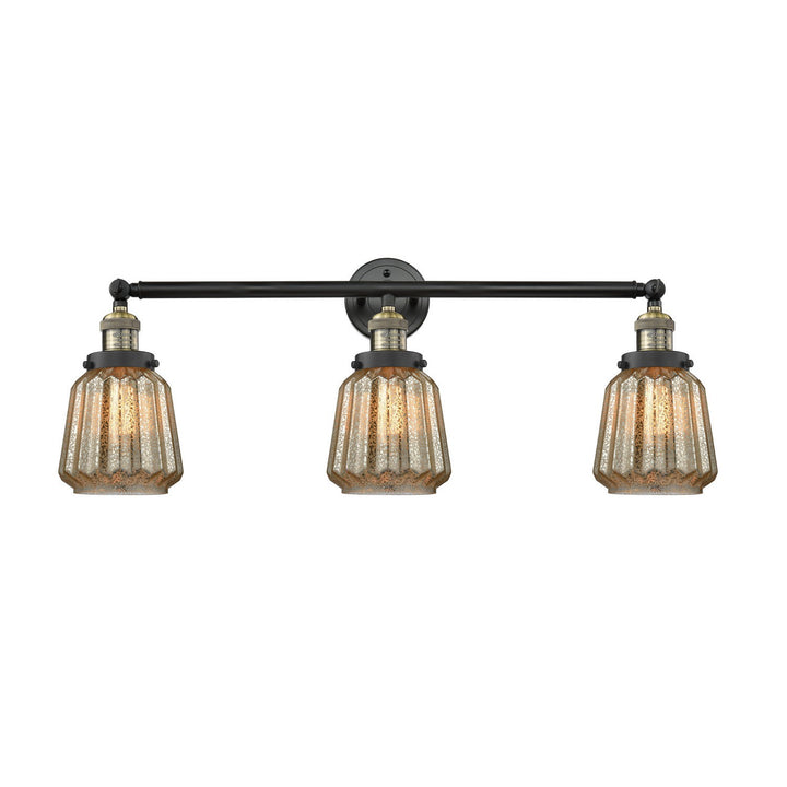 Innovations Franklin Restoration 205-BAB-G146 Bath Vanity Light 30 in. wide - Black Antique Brass