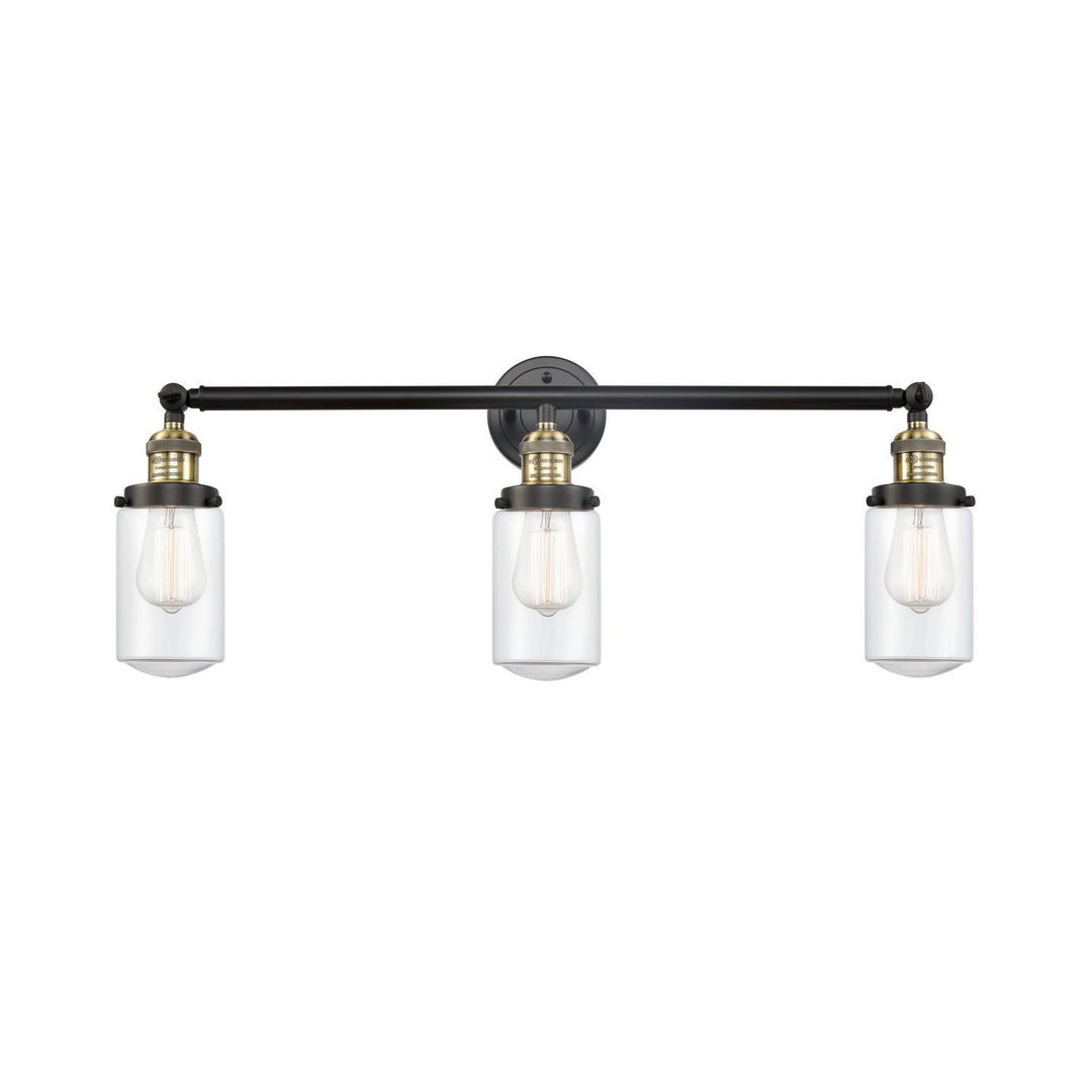 Innovations Franklin Restoration 205-BAB-G312-LED Bath Vanity Light 31 in. wide - Black Antique Brass