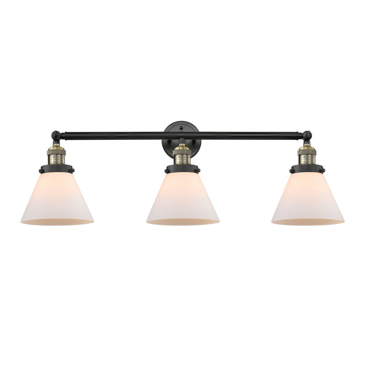 Innovations Franklin Restoration 205-BAB-G41 Bath Vanity Light 32 in. wide - Black Antique Brass