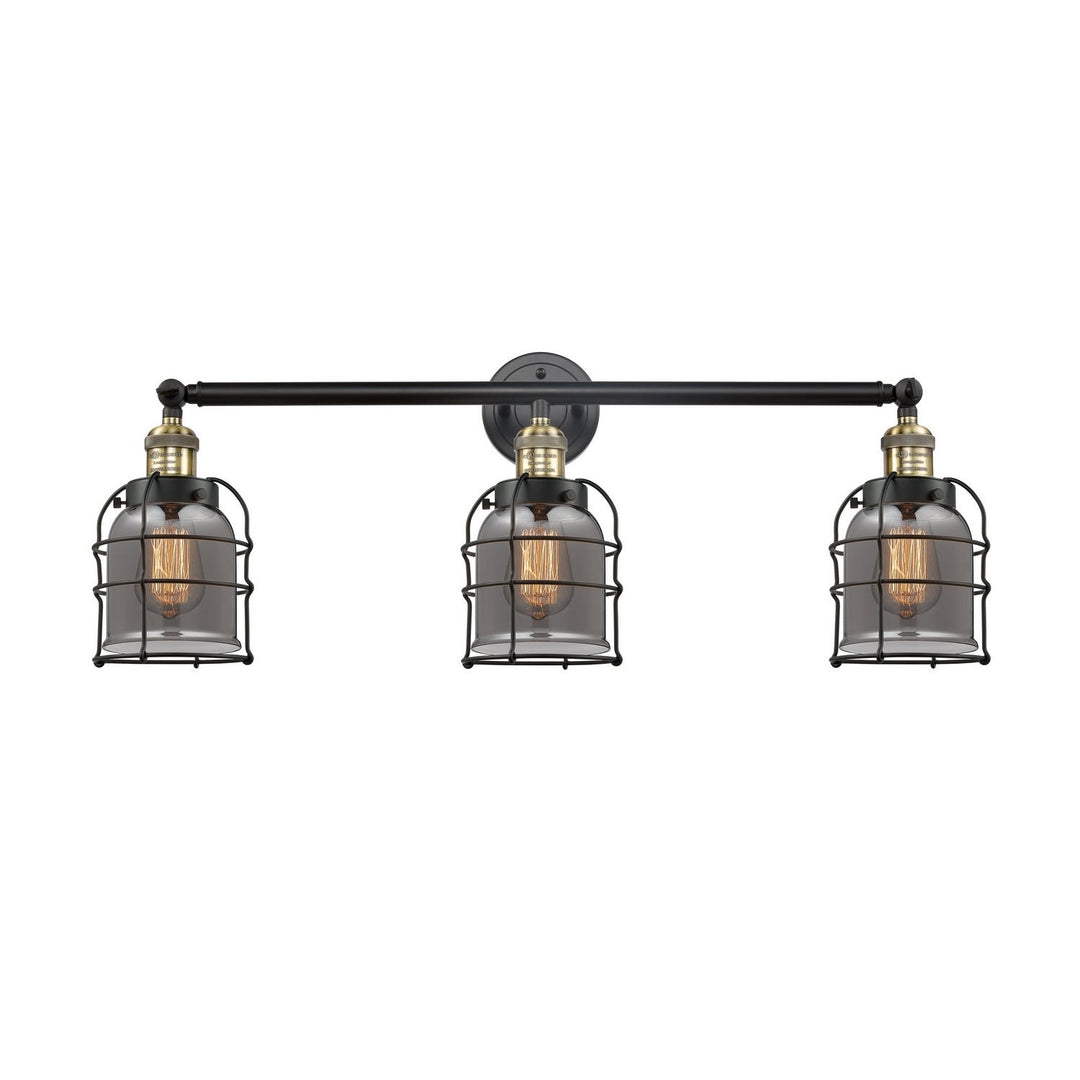 Innovations Franklin Restoration 205-BAB-G53-CE Bath Vanity Light 31 in. wide - Black Antique Brass