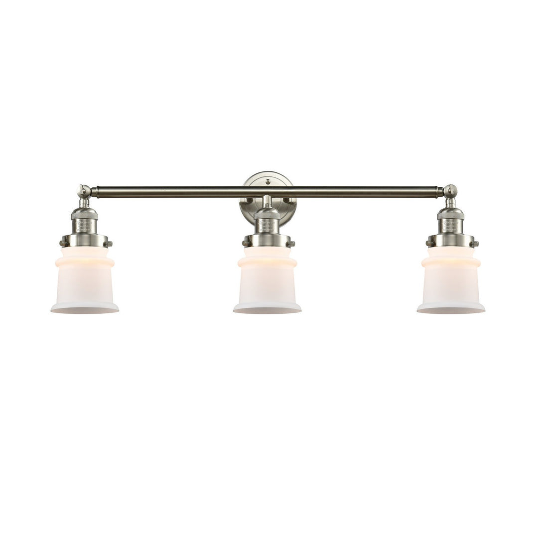 Innovations Franklin Restoration 205-SN-G181S Bath Vanity Light 30 in. wide - Brushed Satin Nickel