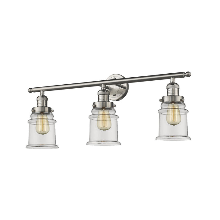 Innovations Franklin Restoration 205-SN-G182-LED Bath Vanity Light 30 in. wide - Brushed Satin Nickel