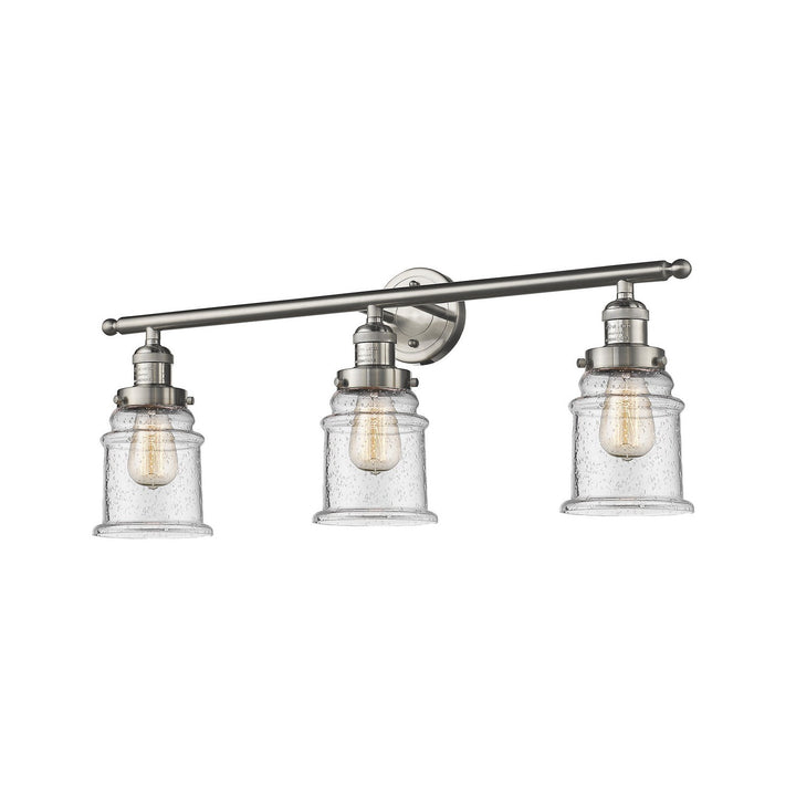 Innovations Franklin Restoration 205-SN-G184-LED Bath Vanity Light 30 in. wide - Brushed Satin Nickel