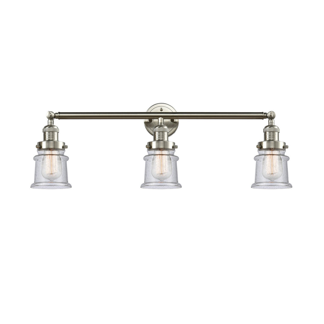Innovations Franklin Restoration 205-SN-G184S Bath Vanity Light 30 in. wide - Brushed Satin Nickel